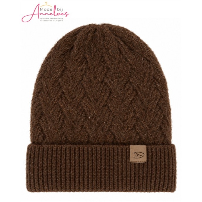 Muts gebreid - Camel